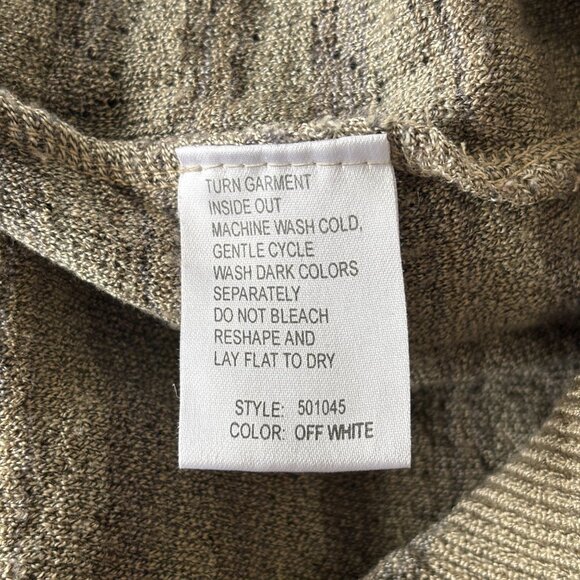 Northern Isles Sweater Mens XL V Neck Long Sleeve Synthetic Knit Grandpa Acrylic - Picture 4 of 8